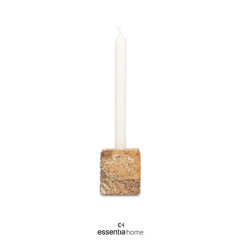 Opus White Candle Holder