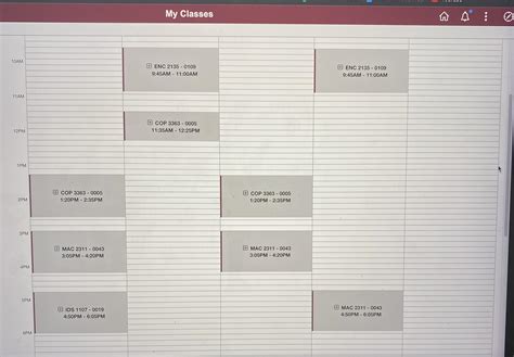 Rate my final freshman computer science schedule! : r/fsu
