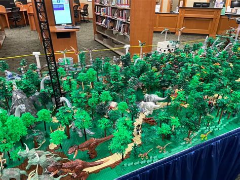 Oshtemo Branch Library - Jurassic Dinosaur Display, Kalamazoo Public ...