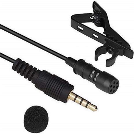 RD M-1 India Caller mic 1.5mm /Clip Microphone for YouTube, Collar Mike ...