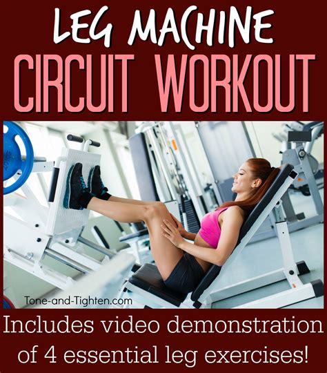 Quick Gym Leg Machine Circuit Workout