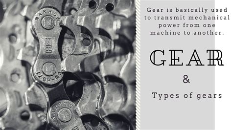 Types of Gears [Classification of Gears] | Types of Gear Trains