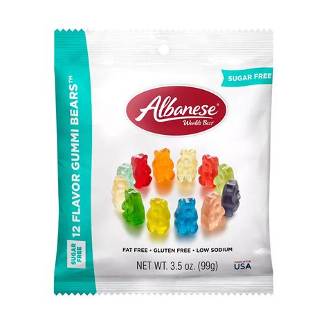 Albanese World's Best Sugar Free 12 Flavor Gummi Bears - Shop Candy at ...