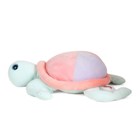 Fuzzbuzz Super Soft Glitter Eye Turtle Multicolour, 60cm