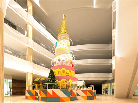 商场周年庆与新年圣诞美陈设计|空间|展示设计 |南京汇途展示工程 - 原创作品 - 站酷 (ZCOOL)