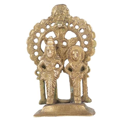 Brass Decorative Vishnu Lakshmi Statue