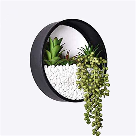 Buy Ecosides Wall Mounted Planter Wall Hanging Planters Metal Plant ...