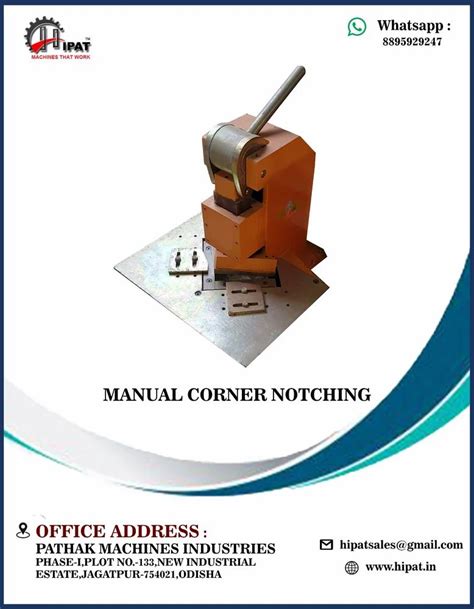 Image result for Corner Notching Machine
