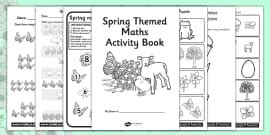 Springtime Themed Maths Activity Book (teacher made)
