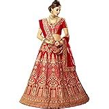 Buy Suppar Sleave Women's Silk Semi-stitched Lehenga Choli (blue.koya ...