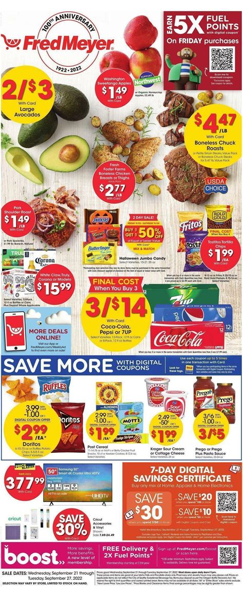 Fred Meyer Weekly Ad & Specials from September 21