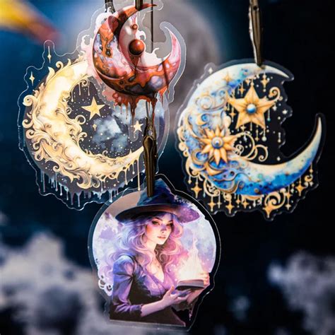 Moon Goddess Series Vintage Character PET Sticker