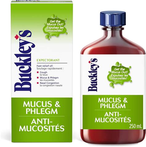 Buckley's Cough Syrup, Expectorant Mucus Relief, Wet Cough & Cold & Flu Medicine, Headache and ...