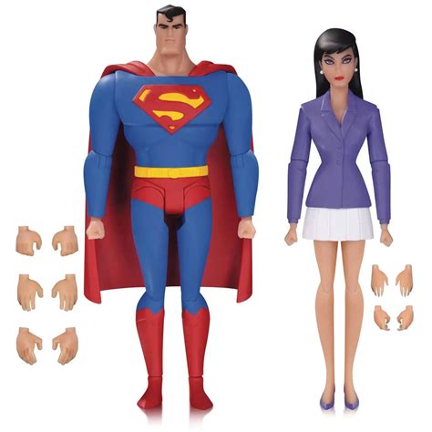 Superman Animated - DC 6 Inch Action Figure: Box Set - Superman & Lois ...