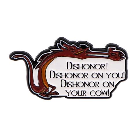 Mulan ‘Mushu | Dishonor on You and Dishonor on Your Cow’ Enamel Pin ...