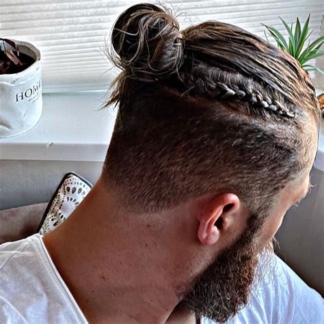 Man bun braid – Artofit