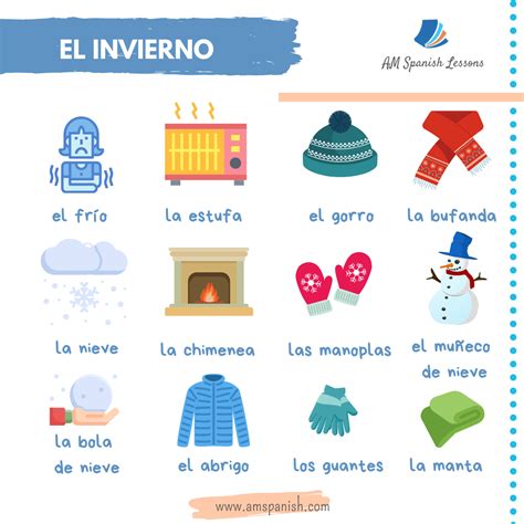 El invierno / The winter | Spanish class, Spanish courses, Study spanish