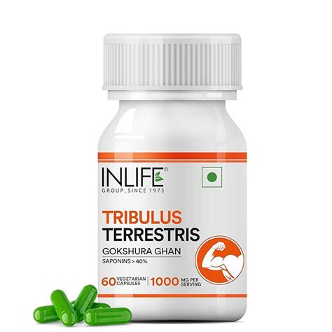 INLIFE Tribulus Terrestris For Men | Gokshura with Saponins >40% ...