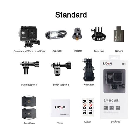 SJCAM SJ4000 Air 4K Wi-Fi 16MP Action Camera - SJCAM – Big Trends