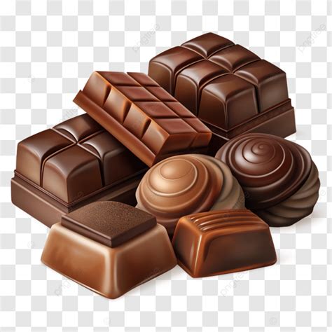 Assortment Of Chocolate Candy Clip Art, Chocolate Bar Clipart ...