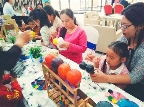 儿童创意DIY手工坊彩绘鸟巢DIY活动现场分享_易控创业网