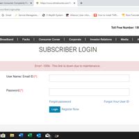 Siti Cable — unable to login in subscriber login section