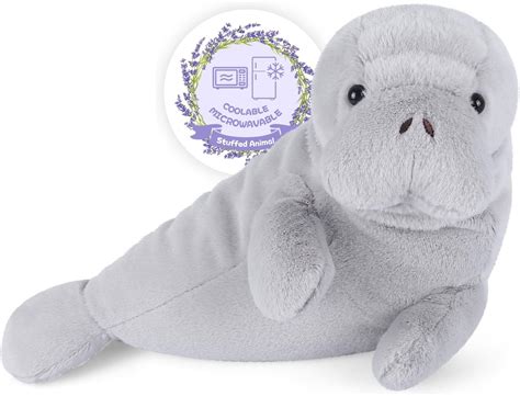 SuzziPals Coolable & Warmable Manatee Stuffed Animals, Microwavable ...