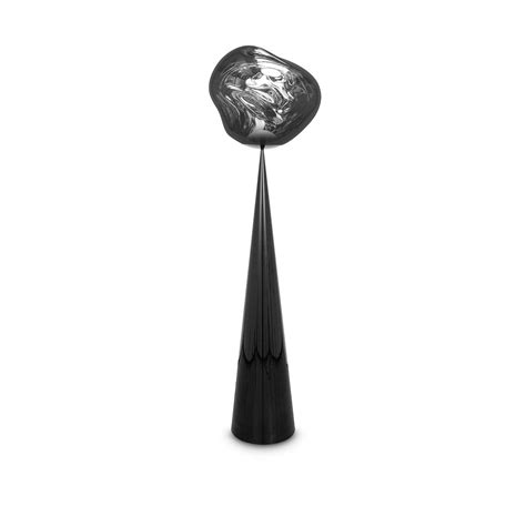 Tom Dixon Melt Cone Fat Floor Lamp Silver | AndLight