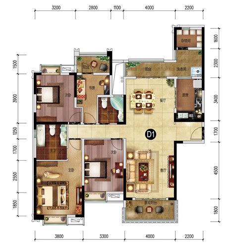 400平米大平户型图,大平层户型图,400平米平层房子户型图(第2页)_大山谷图库