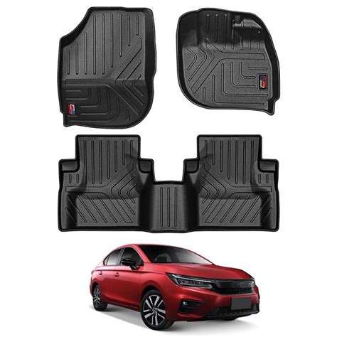 GFX Tpv Premium 3D Life Long Car Floor Mats Compatible with Honda City ...