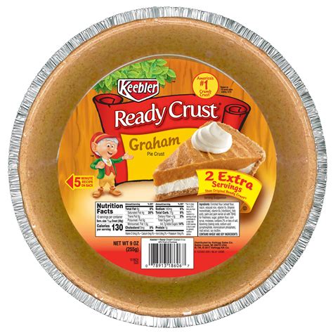 Keebler Ready Crust 10 Inch Graham Pie Crust, 9 oz - Walmart.com