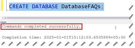 SQL Server Management Studio CreateDatabase 的图像结果