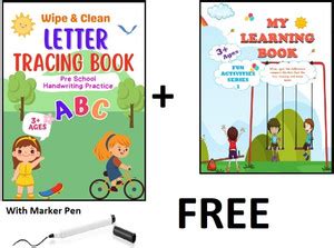 WIPE & CLEAN LETTER TRACING AND HANDWRITING PRACTICE PRESCHOOL BOOK ...