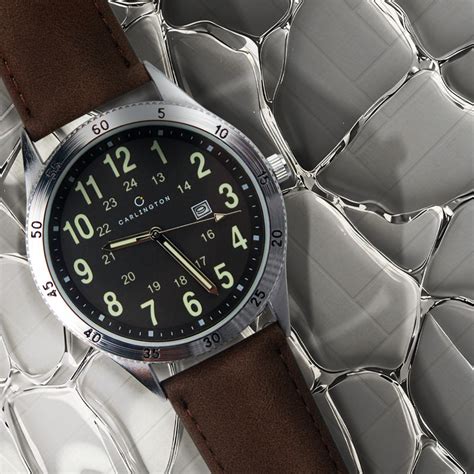 Carlington Aristocrat Series Analog Date Watches for Men with Premium