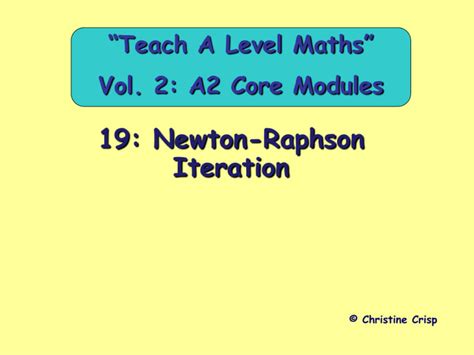 Image result for Newton-Raphson Iteration