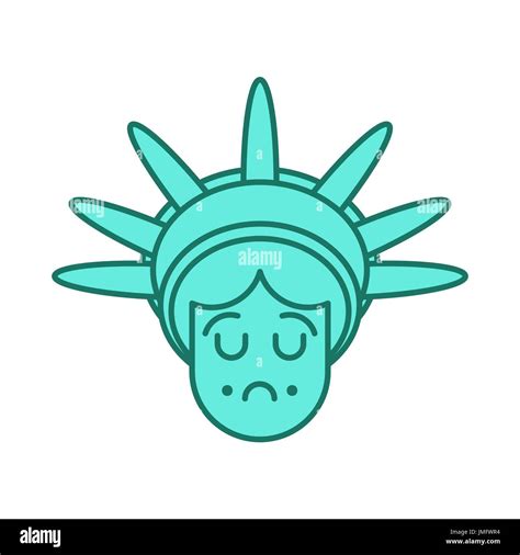 Cartoon statue of liberty with sign hi-res stock photography and images ...