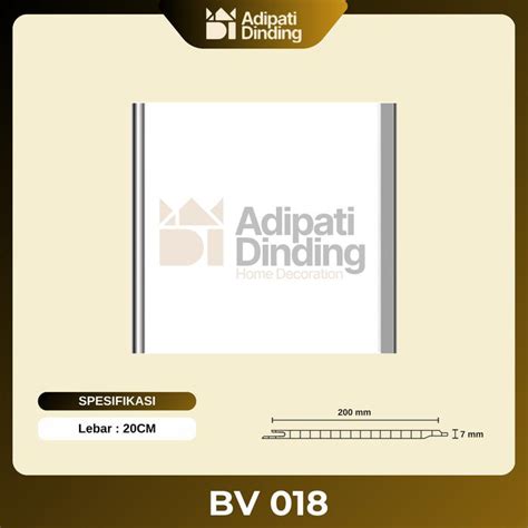Jual Adipati Dinding – Bravo Plafon PVC Panjang 4 Meter | PVC Plafon ...