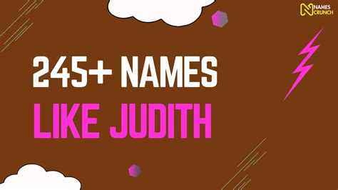 Names like Judith [325+ Funny & Cool Ideas] - Names Crunch