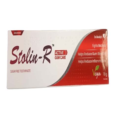 Buy STOLIN R FOAMING GEL GUM CARE TOOTHPASTE - 120G Online & Get Upto ...