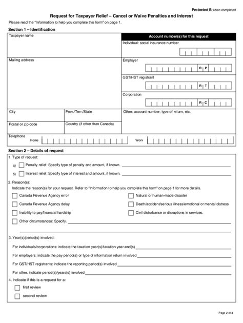 2020 Form Canada RC4288 - Blank Fillable Template | Fill Out, Print ...