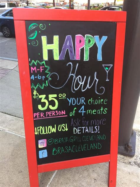 Menu at Brasa Grill Brazilian Steak steakhouse, Cleveland