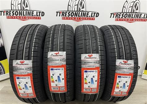 4 X 175 60 15 POWERTRAC 175/60 R15 81H BRAND NEW M+S HIGH QUALITY TYRES ...