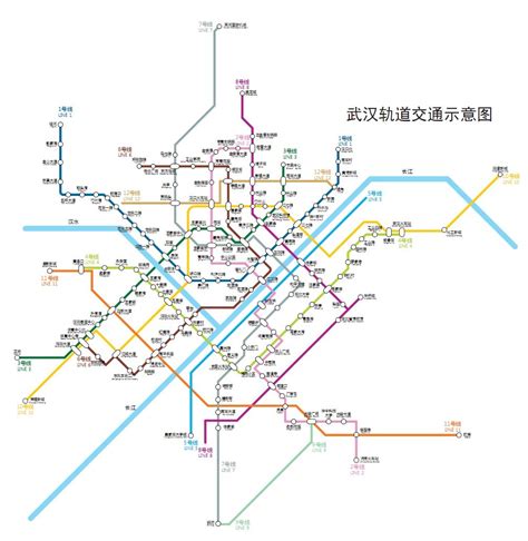 武汉地铁示意图（所有规划线路）-金地西岸故事业主论坛- 武汉房天下