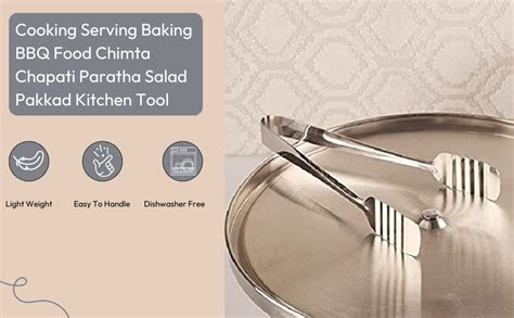 Buy MobFest® Stainless Steel Chimta for Kitchen Use, Roti, Chapati ...