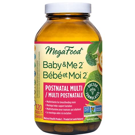 MegaFood Baby and Me 2, Postnatal Multivitamin & Mineral, Lactation an