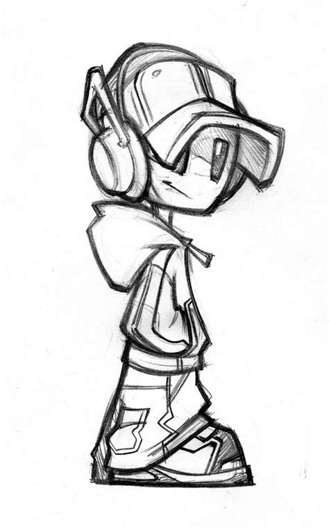 easy graffiti characters drawings