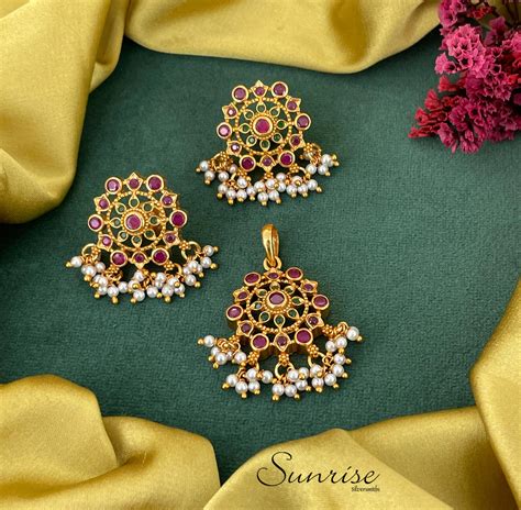 SAKSHI PENDANT SET – Sunrise Silversmiths