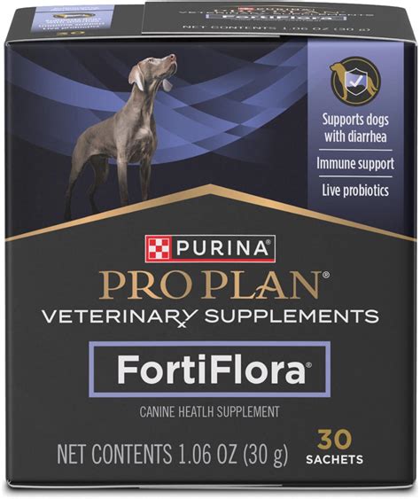 Purina Pro Plan Veterinary Supplements Fortiflora Daily Probiotics For ...