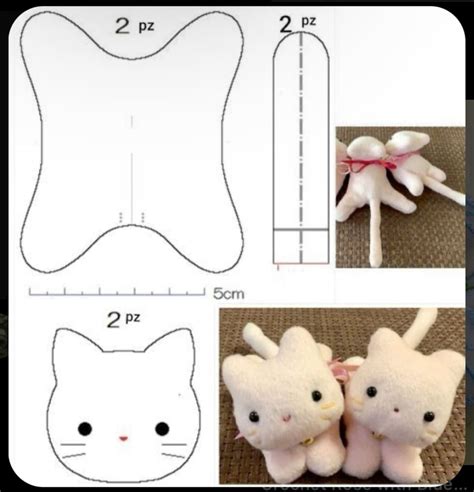 kitty pattern | Sewing stuffed animals, Cute sewing projects, Animal ...