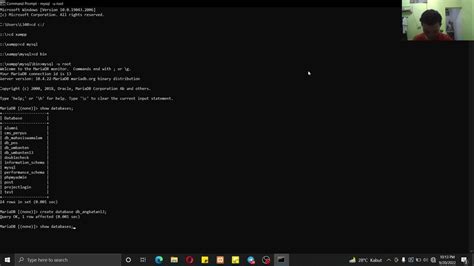 Image result for CreateDatabase in Command Prompt